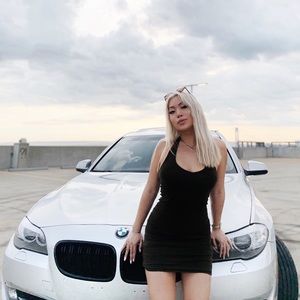 Cute black halter dress!